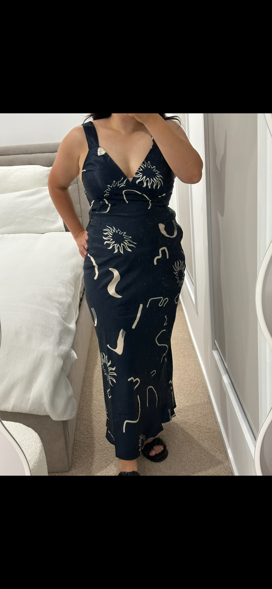 Love Actually Navy Dress